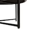 Flash Furniture Ashton 34 Round Cotton Linen Tufted Ottoman with Metal Frame, Beige Cotton Linen/Black Frame WX-TY-104-BGE-LN-BLK-GG - alternate 7
